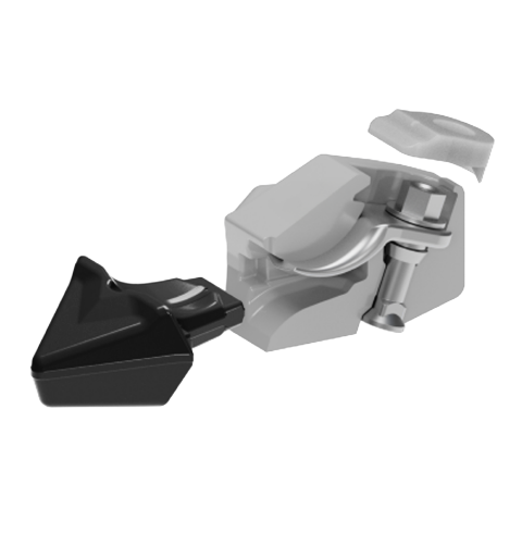 Bateman Five-Tine Orange Peel Scrap Grapple